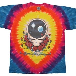 Grateful Dead Vintage Tie Dye T-Shirt Large 1992